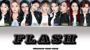 How would THE9 sing Flash by X1 (Color Coded Lyrics)