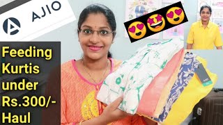 ajio feeding kurtis under 200