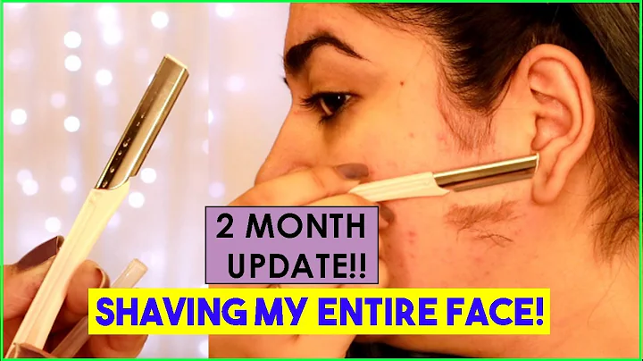 PAINLESS HAIR REMOVAL | FACE RAZORS FOR WOMEN |ALL YOU NEED TO KNOW + 2 MONTHS UPDATE! GLOSSIPS