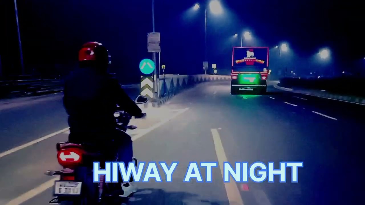 Night Bike Ride ||  Hiway || Glamour125