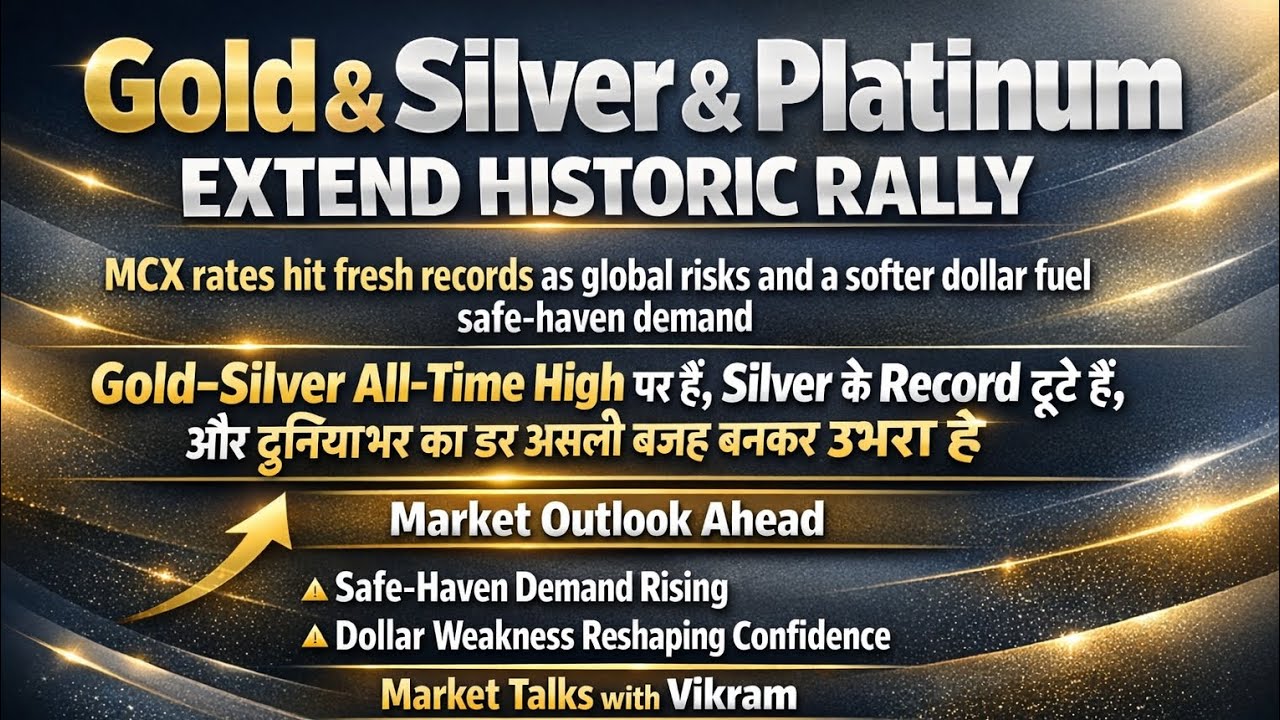 Gold-Silver Rally: Confidence Shift, Dollar Weak, Global Risk aur MCX par Record Levels ka Signal