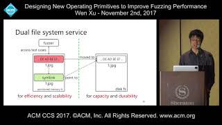 ACM CCS 2017 - Designing New Operating Primitives [...] - Wen Xu screenshot 1