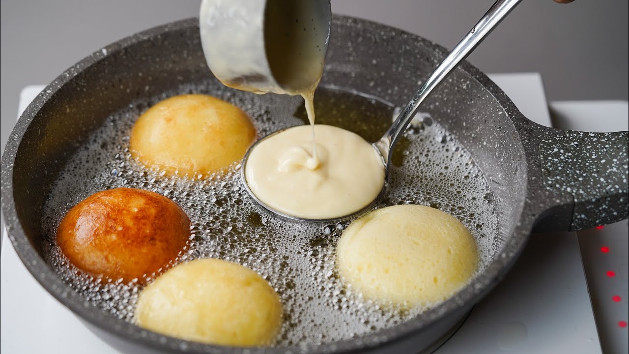 Donut Ball Recipe No Oven Easy Doughnut Recipe Fluffy & Soft