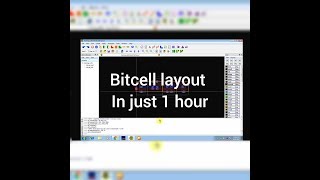 Layout designing tutorial using 6T-sram bitcell (part 1)