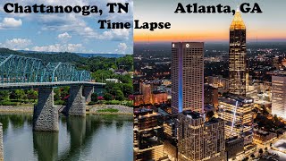 Chattanooga, TN to Atlanta, GA Drive Time Lapse
