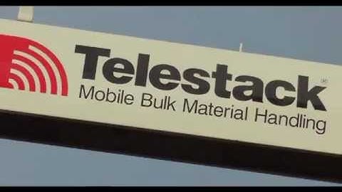 TC 421R Tracked Radial Stacker AUTOMATICALLY Stockpiling