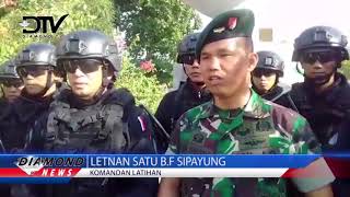 RAIDER BATALYON 136 TUAH SAKTI LATIHAN SIMULASI PENANGGULANGAN TERORIS