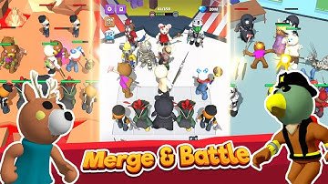 Merge Rainbow Piggy End Period Gameplay Video