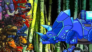 Dino Robot Battlefield: Tricera Blue - Lv 100 - Full Game Play screenshot 2