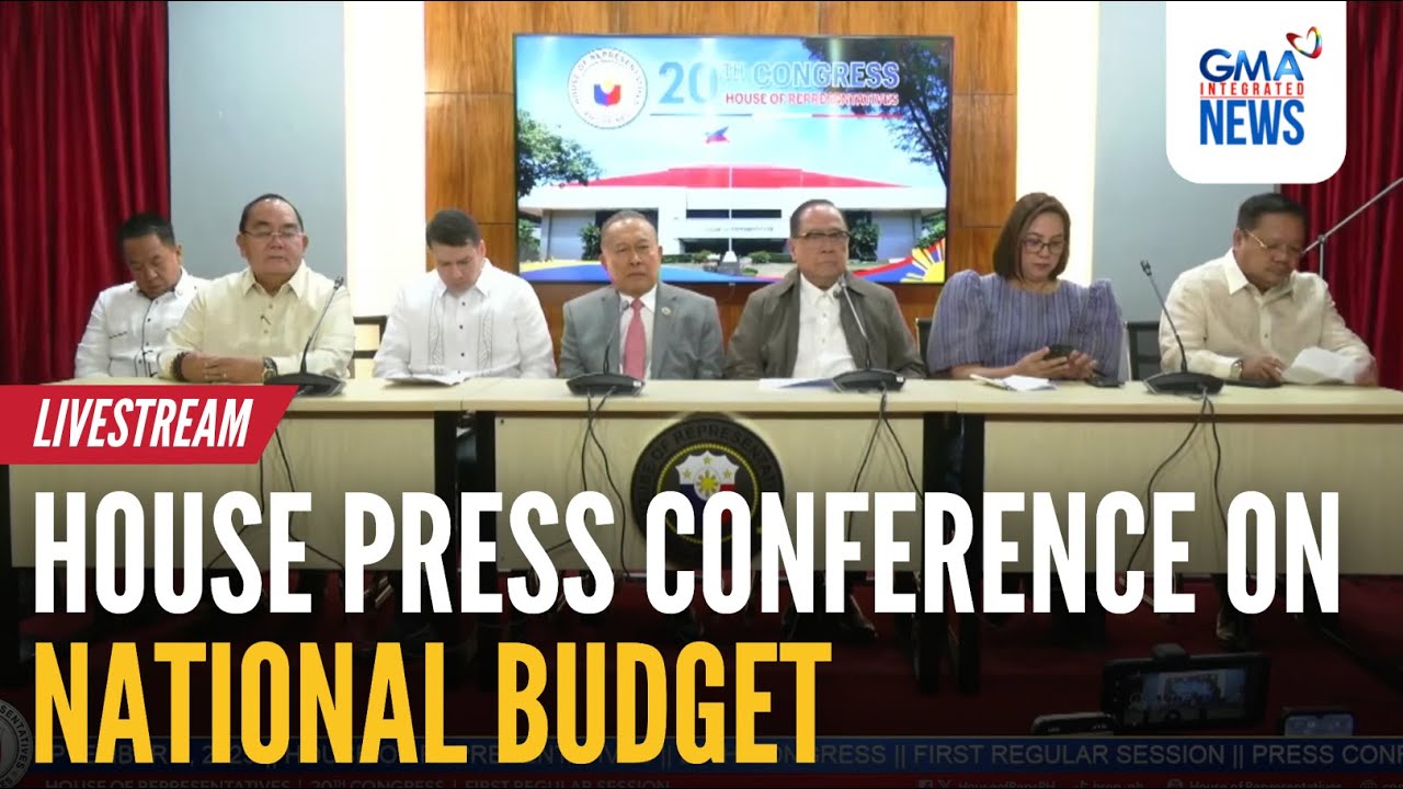 LIVE - House press conference on national budget (Sep. 3, 2025) - Replay | GMA Integrated News
