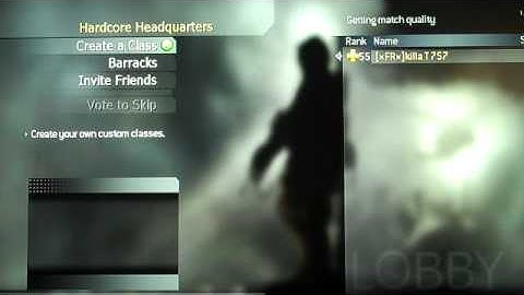 radar on and team switching on hardcore or regular