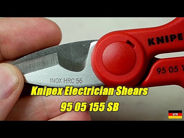 95 05 155SB KNIPEX - Scissors  for cables,electrical work; 155mm