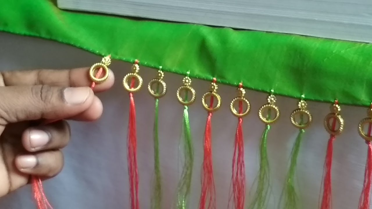 ಹೊಸ ಸೀರೆ ಕುಚ್ಚು ಡಿಸೈನ್ Flower ಬೀಡ್ಸ್ ಹಾಕಿ New Saree Kuchu Designs with B...  | Saree kuchu designs, Round beads, Jewelry making kits