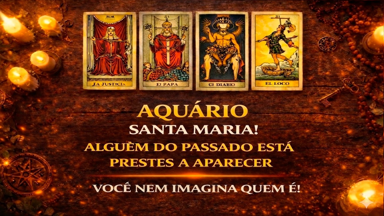 AQUÁRIO🚨 SANTA MARIA! ALGUÉM DO PASSADO ESTÁ PRESTES A APARECER 😱 VOCÊ NÃO IMAGINA QUEM É!