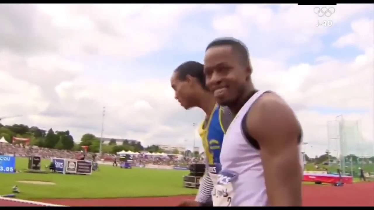 308 Dimitri Bascou 13 05 wins 110m Hurdles Final French Athletics Championships 2016 HD