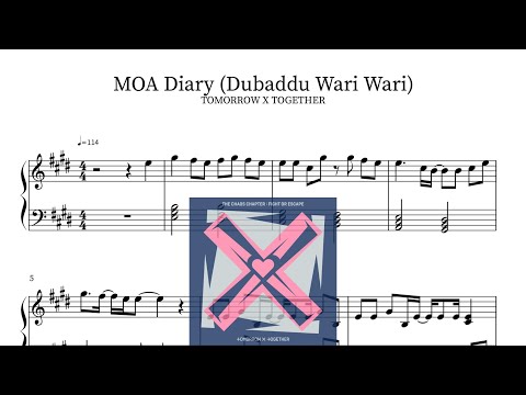MOA Diary (Dubaddu Wari Wari)(교환일기 (두밧두 와리와리)) - TXT(투모로우바이투게더)