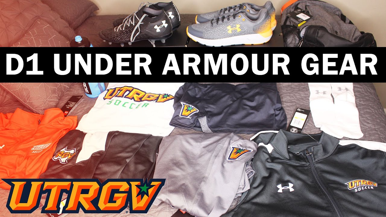D1 College Football UNDER ARMOUR Gear Haul 2020 2021 UTRGV Football
