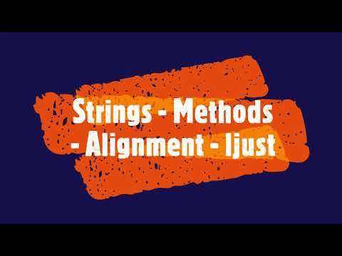 PYTHON - Strings