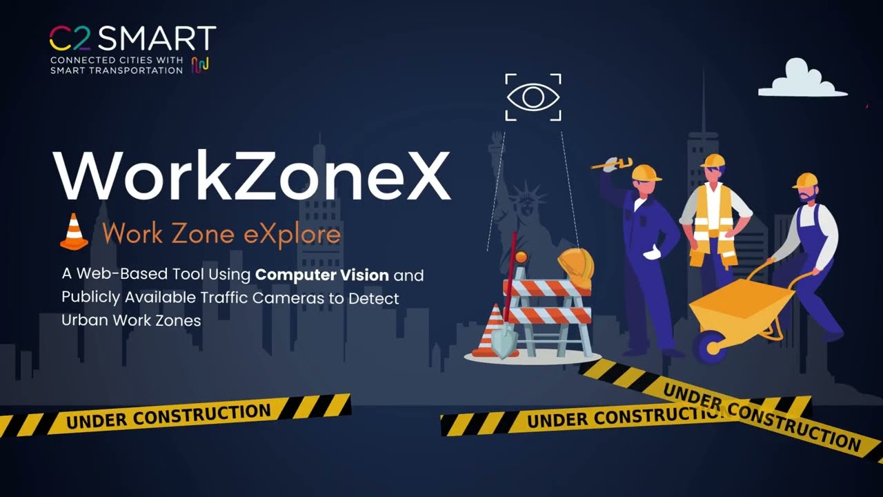 C2SMART WorkZoneX Urban Work Zone Detection App v0.1.4 Demo