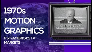 70s Motion Graphics from Every American TV Market - Station IDs, News Intros & More