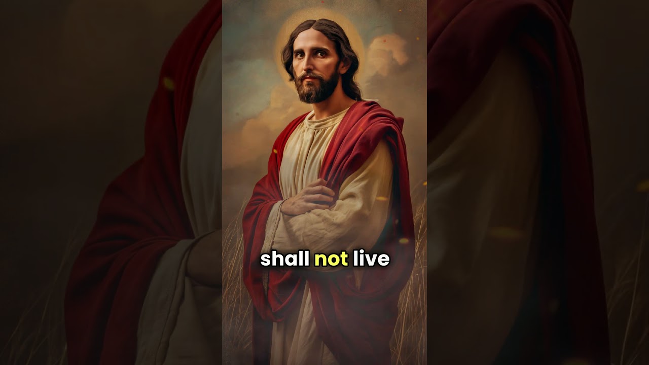 Matthew 4:4 – Live by Every Word of God 