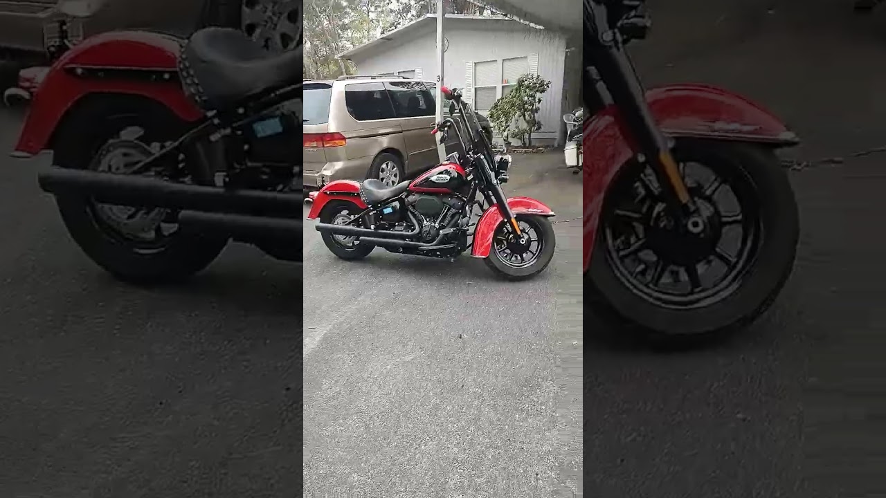 Walk around of Jasmine my 2022 Heritage Classic 114. She went Ape for her new KST Handlebars...