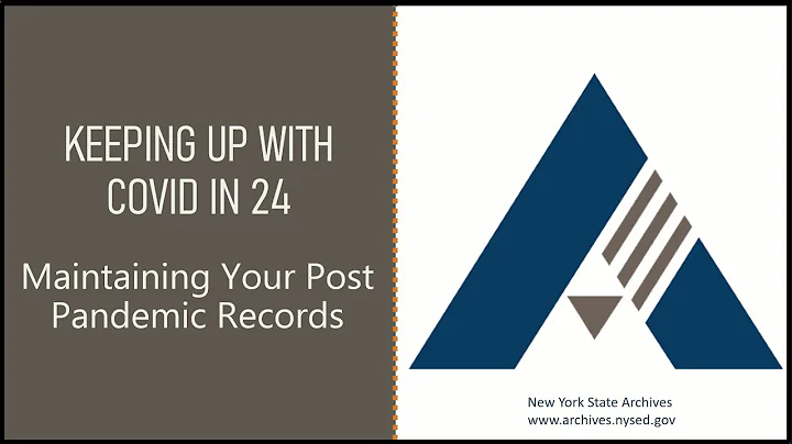 Keeping Up With COVID 19 - Maintaining Your Pandemic Records