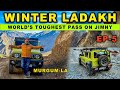 Xtreme winter ladakh 2023  worlds most dangerous offroads  jimny  zanskar  ep5