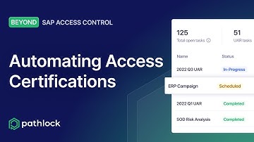 Beyond SAP Access Control: Automating Access Certifications with Pathlock