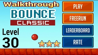 [Last Level] Bounce Classic Game (Level 30) 3 STAR Walkthrough screenshot 5