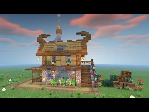 Minecraft | Simple And An Easy Starter House Tutorial 🏡 - YouTube