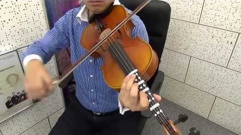 A Tune A Day for viola Book III Chapter II On the G string No  7