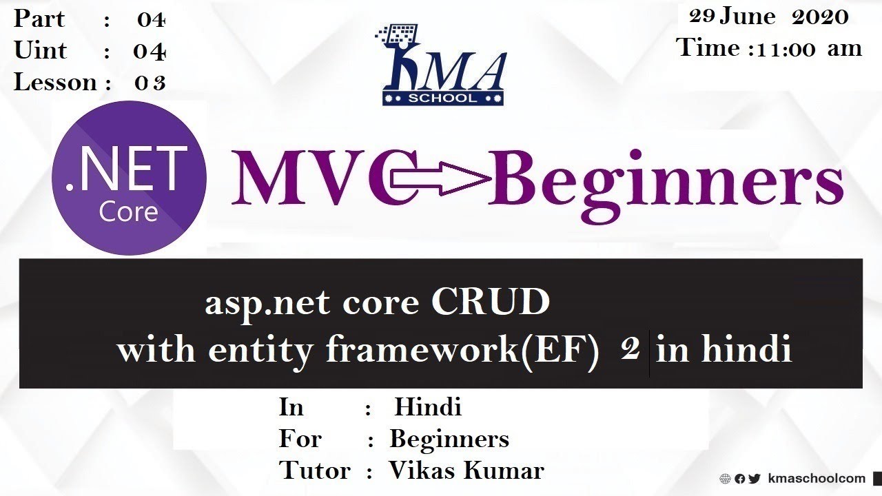 asp.net core entity framework(EF)-2 in Hindi - YouTube