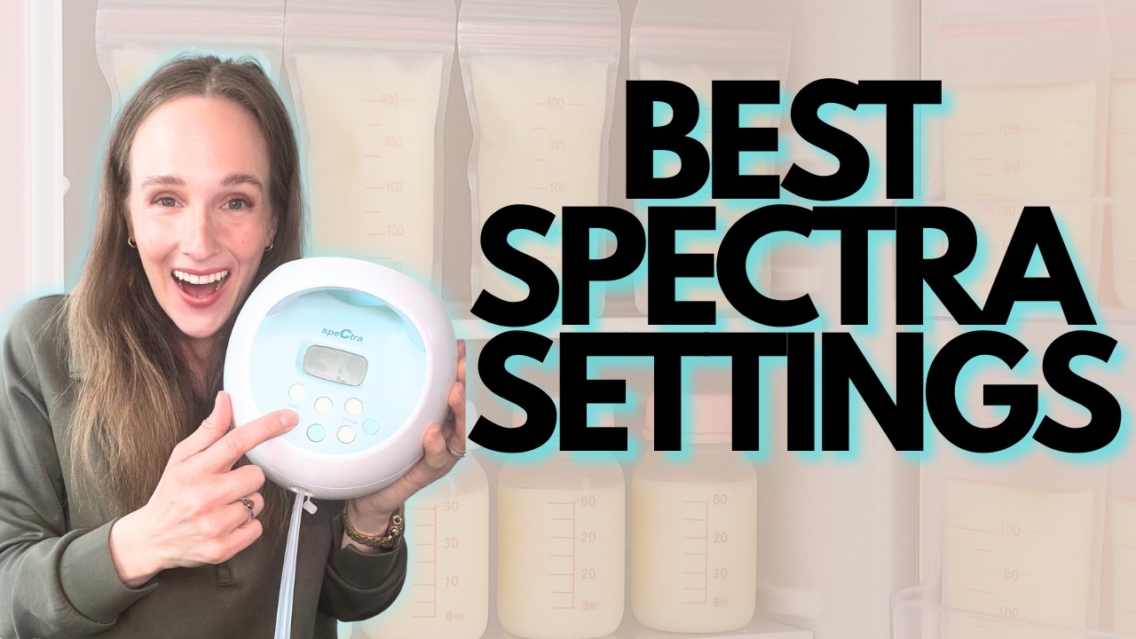 Best Spectra Pump Settings For More Milk Output - YouTube