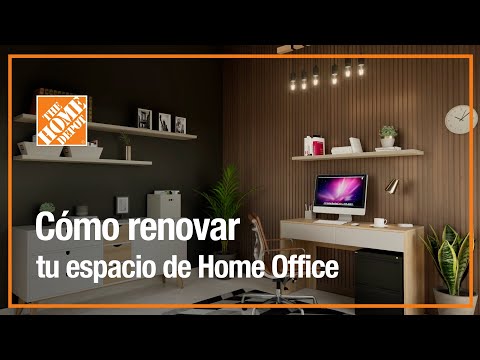 Cómo renovar tu espacio de home office | Muebles y decoración @TheHomeDepotMx