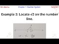 Locate √2 on the number line.