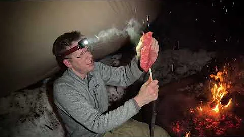 3 Days in Arctic with Bushcraft Hot Tent & No Sleeping Bag