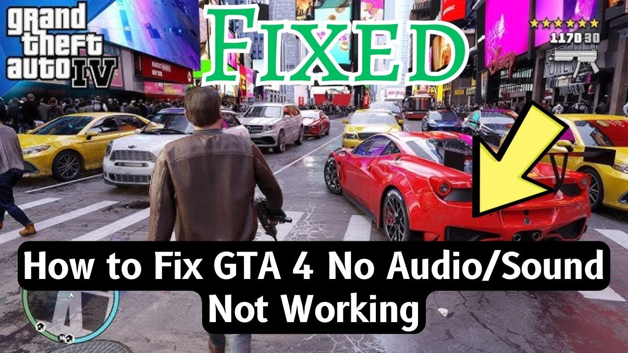 How to Fix GTA 4 No Audio/Sound Not Working - YouTube