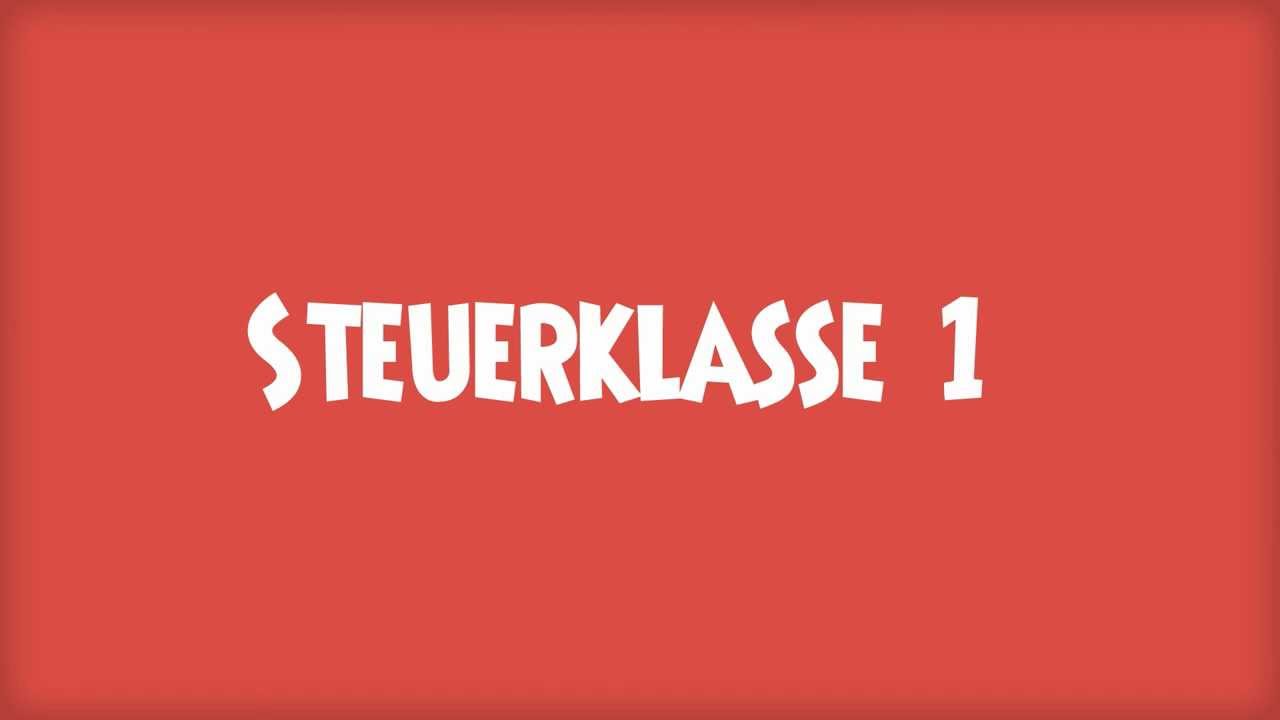 Ist die steuerklasse 1 nur für ledige? youtube