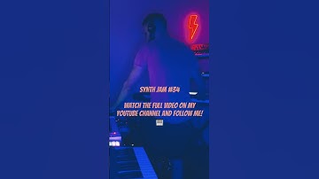 Synth Jam 34 #dawless #synthwave #synthpop #shorts