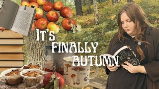 It's finally autumn - Baking, warming soup, nature walk, fall book recommendations, cozy fall vlog 🍂