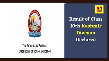 JKBOSE: Result of Class 10th Kashmir Division Declared