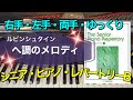 ヘ調のメロディ【ピアノ簡単】【シニア・ピアノ・レパートリーB】【譜読用ゆっくり】