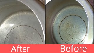 How to clean a stained pressure cooker || Cleaning tips || Muhas vlog
