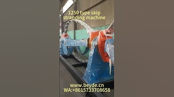 1250 type skip stranding machine is ready for shipping.  #cable #machine #wire #cablemachine