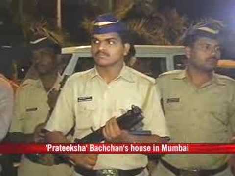 Vandals tried to attack Amitabh Bachchan's residence 'Prateeksha' in Mumbai on Sunday night, hurling bottles into the compound. Security has been increased outside Bachchan's residence. The attack came hours after supporters of Maharashtra Navnirman Sena leader Raj Thackeray attacked taxi drivers and others from Uttar Pradesh and Bihar in Mumbai's Dadar area.