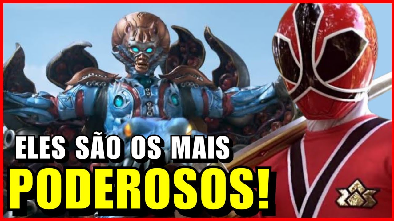 OS 5 MONSTROS MAIS PODEROSOS DE POWER RANGERS SAMURAI! - YouTube