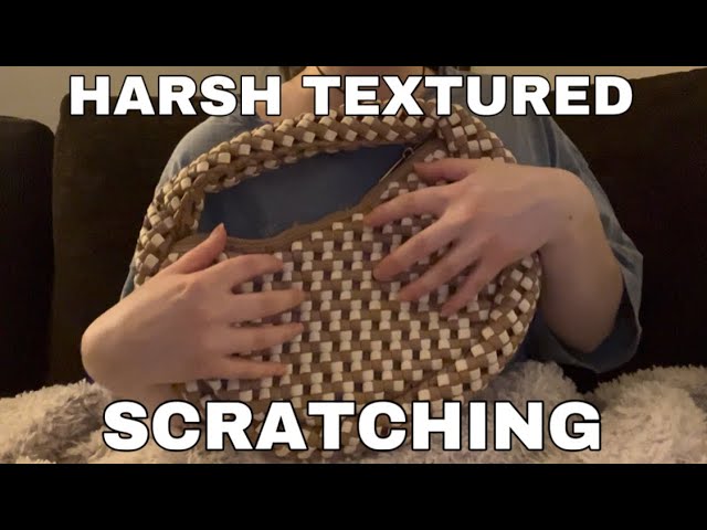 ASMR | Rough Textured Scratching on a Purse | Lofi | Fast and Aggressive | No Talking