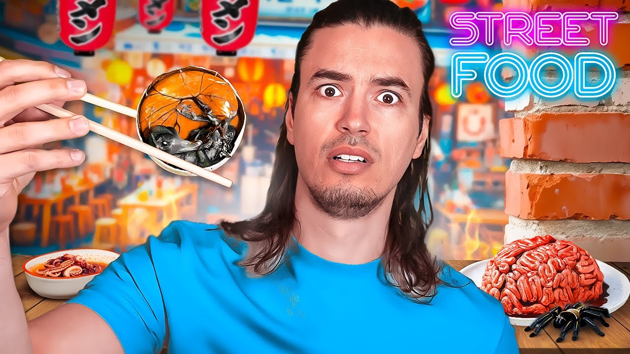 Je TESTE les PIRES street food du MONDE