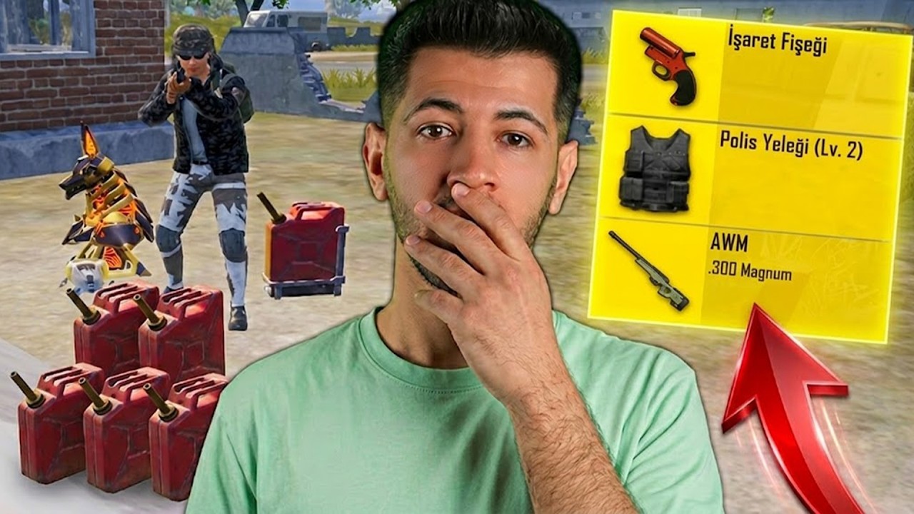 BENZİN BİDONUYLA PATLATTIĞIM RAKİP LOOTLARIYLA WİN ALMAK? Pubg mobile